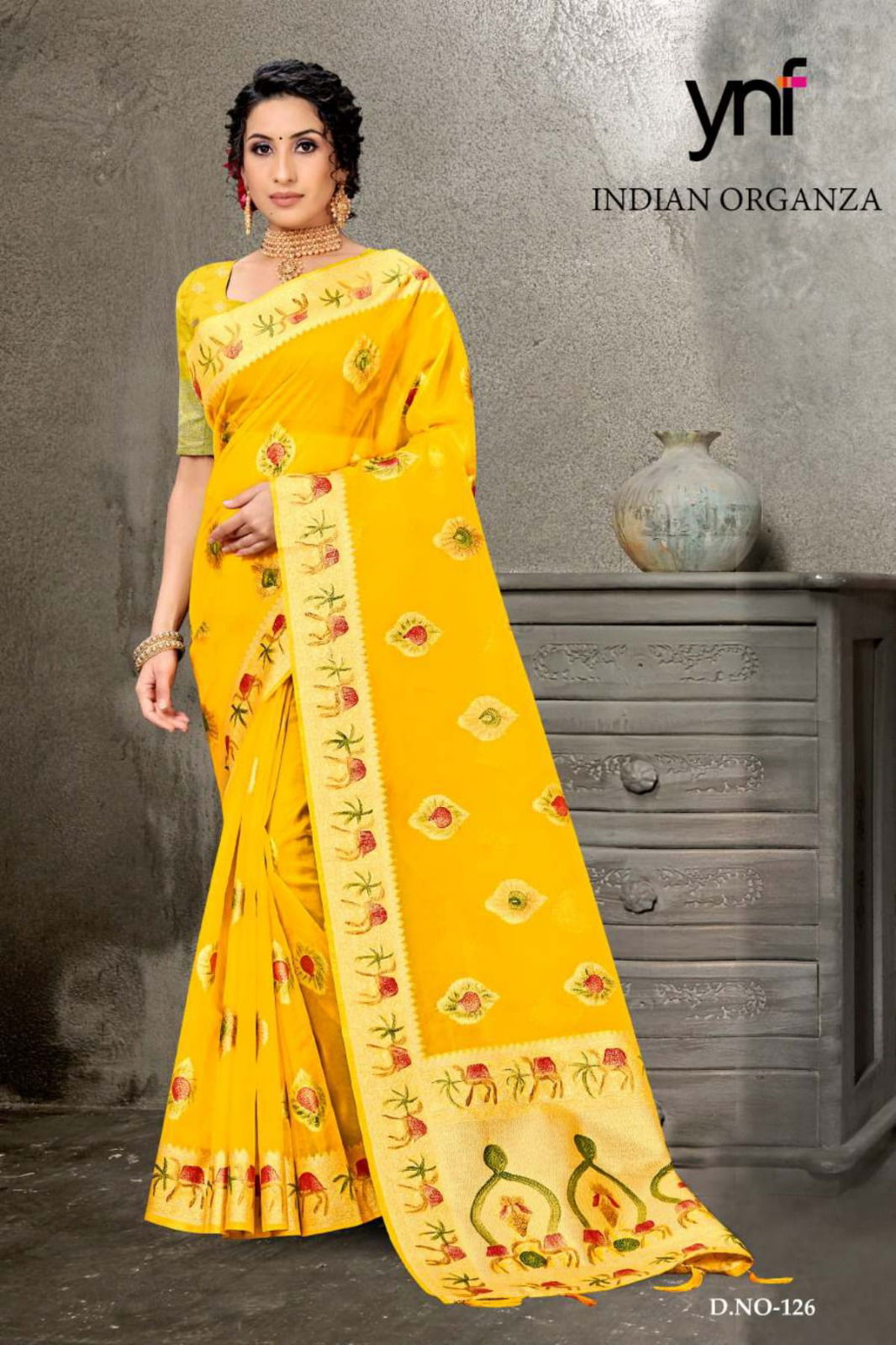 Indian By Ynf Printed Designer Sarees Catalog
